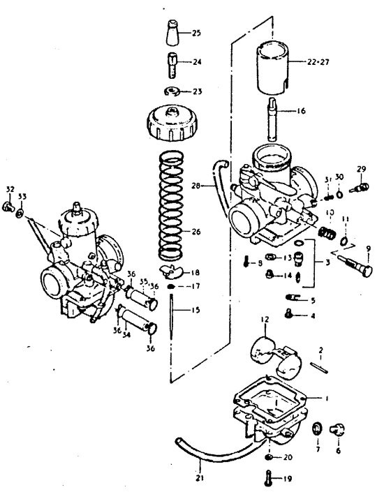 Carburetor assy