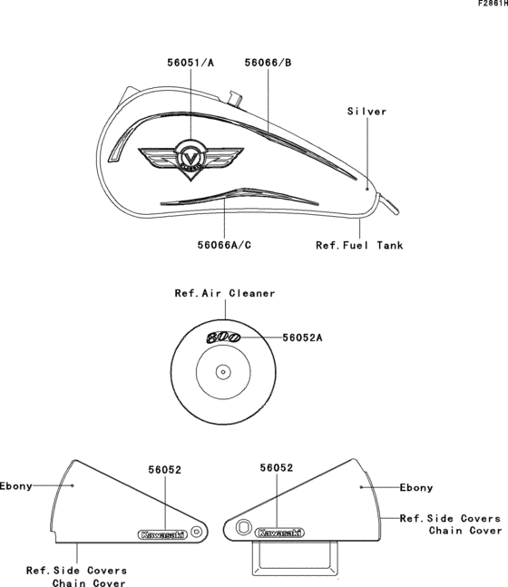 VN800 Decals(m.c.silver)(vn800-b9)(us)