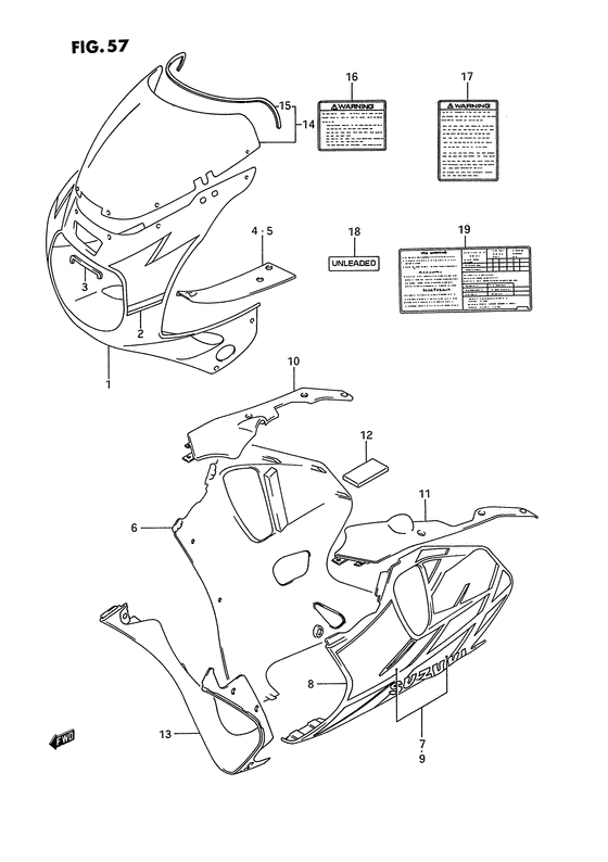 Cowling body