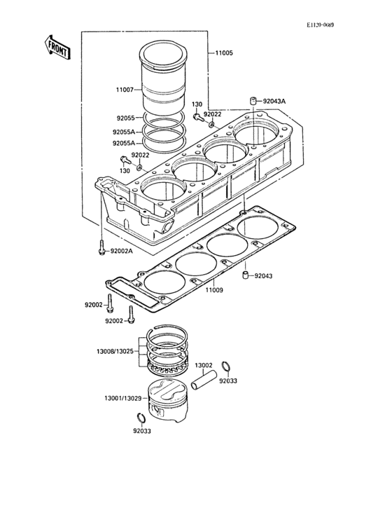 ZL1000 Цилиндр и поршни
