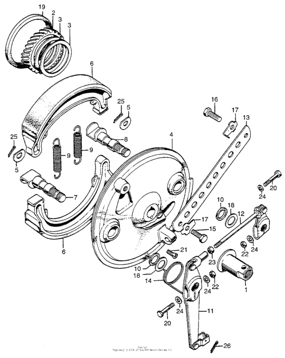Cl350k5 front brake + panel