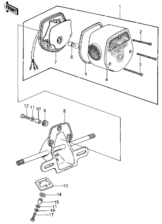 Taillight unit ass`y