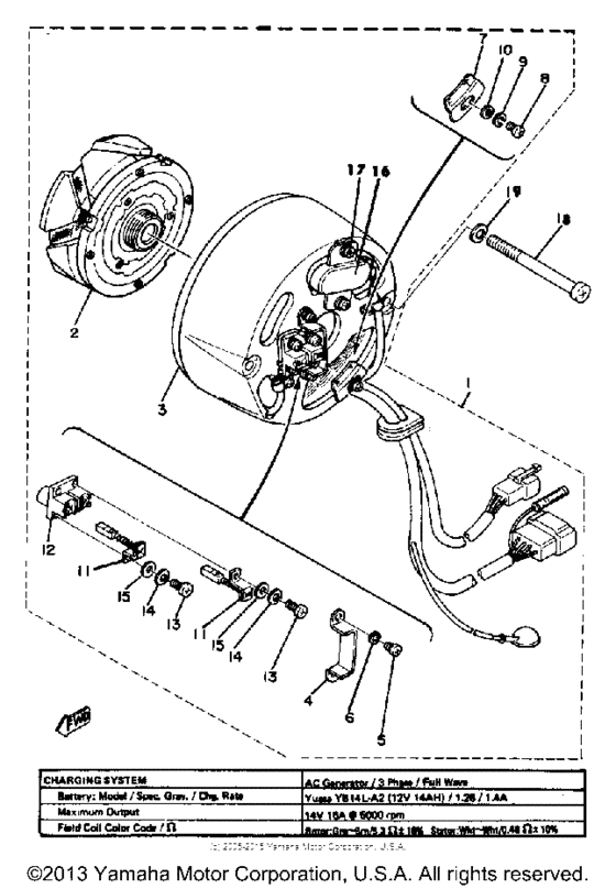 XS650SE Ac generator