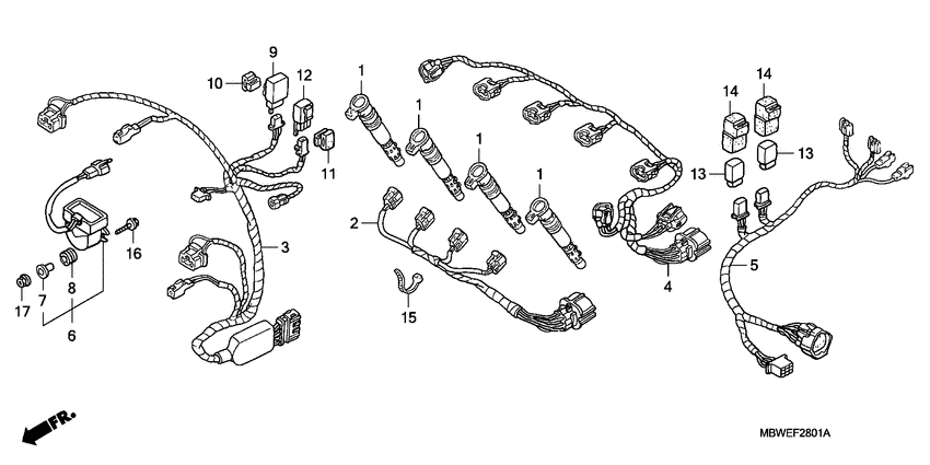 Harness sub wire