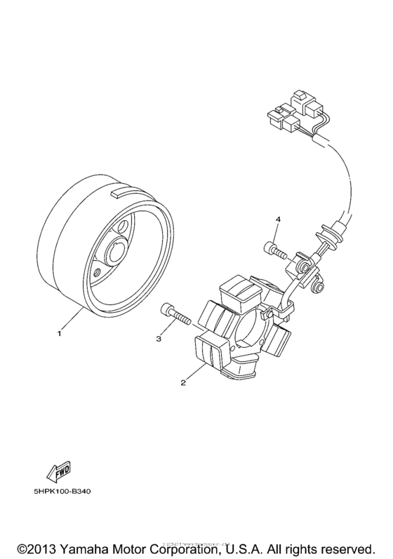 TTR125LES Генератор