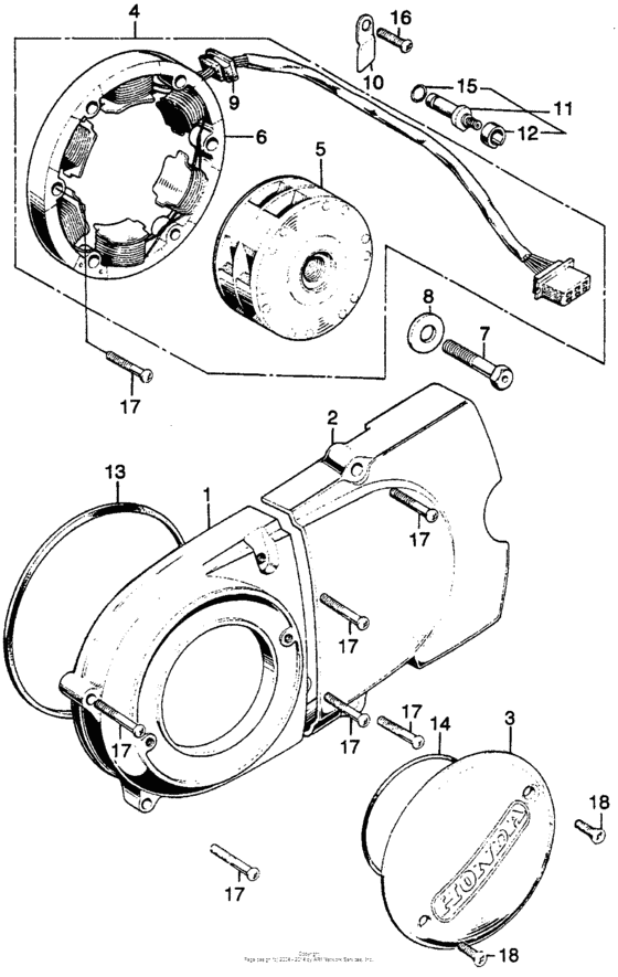 Left crankcase cover +