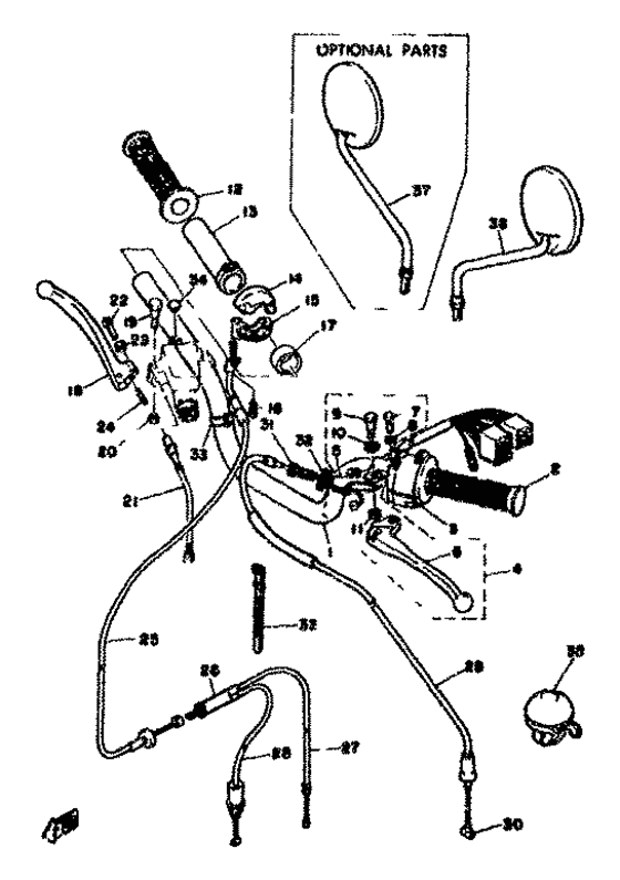 Handle. wire