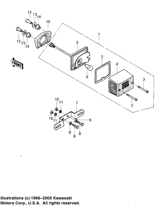 Taillight unit ass`y