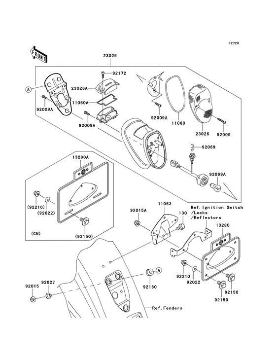 Taillight unit ass`y