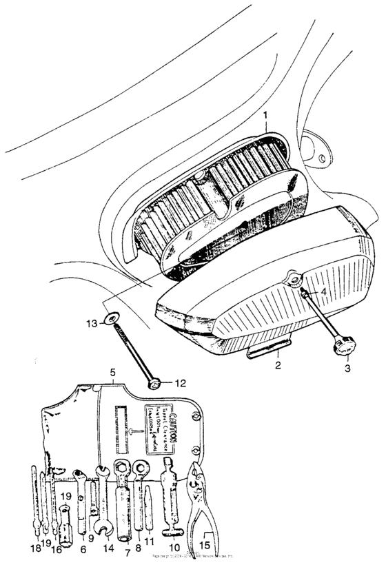 Air cleaner + tools