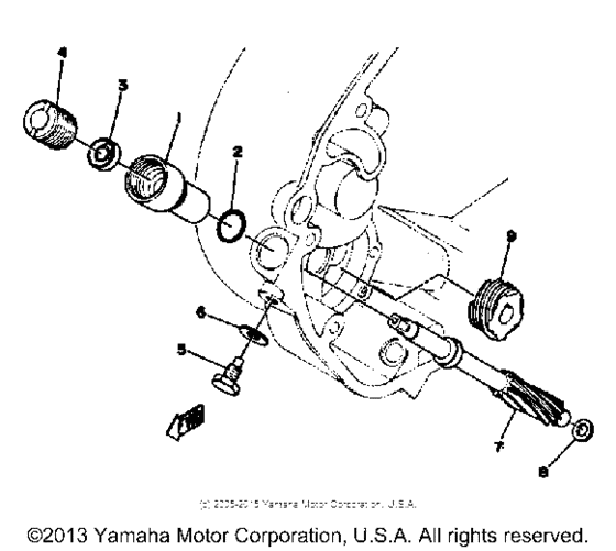 XS650SE Тахометр