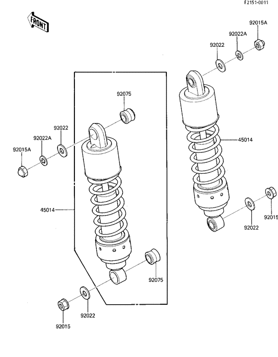ZL600 Shock absorbers