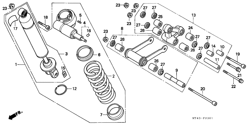 Rear cushion