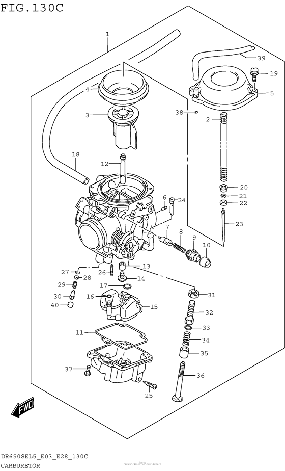 Carburetor (Dr650Sel5 E33)