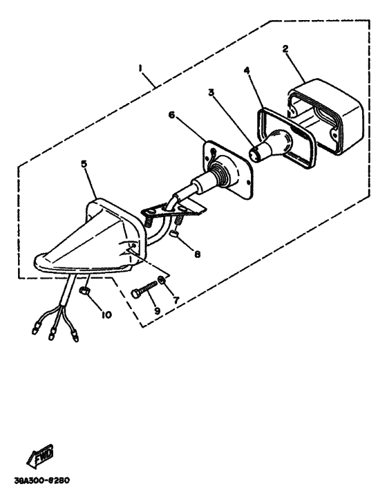 Taillight unit ass`y