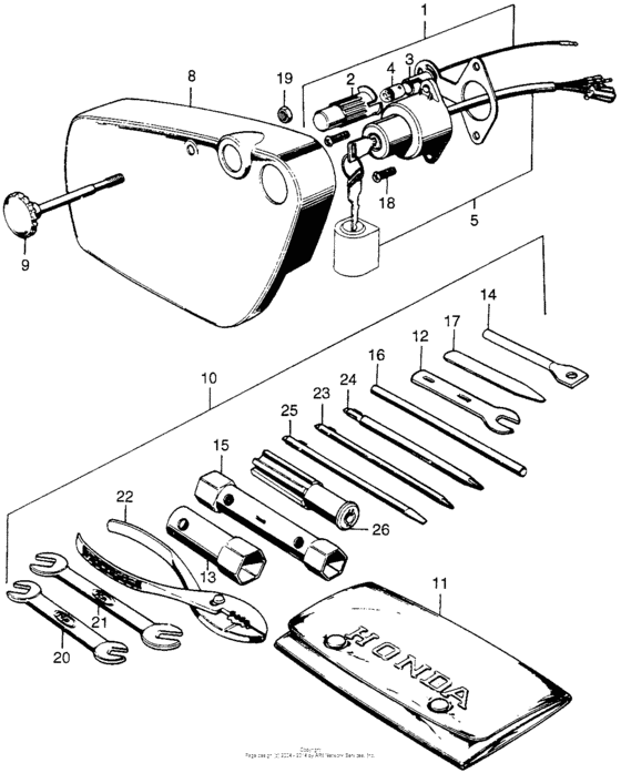 Key lamp + tool