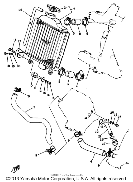 Radiator - hose