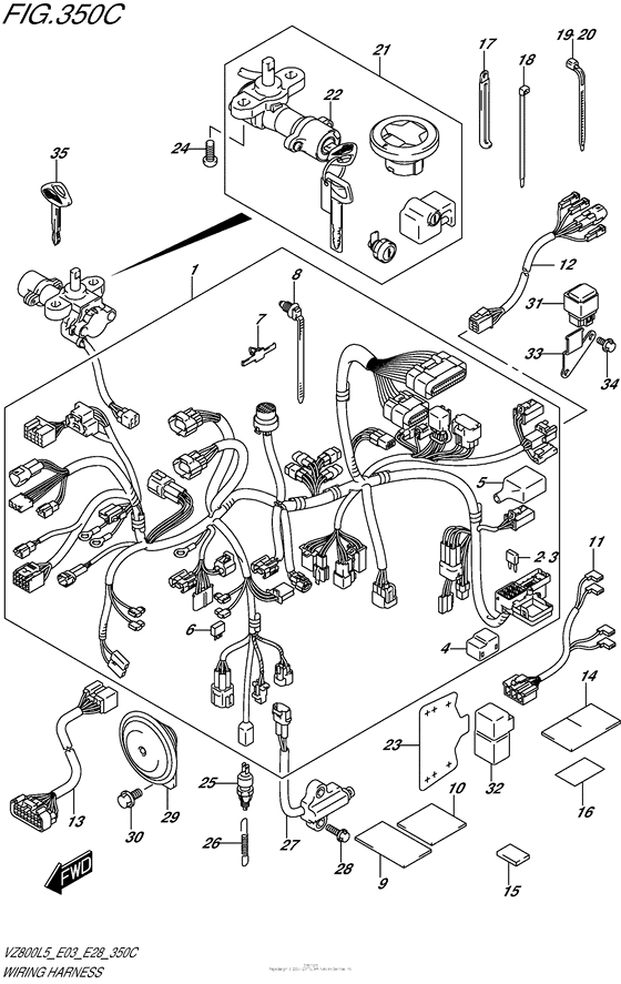 Wiring Harness (Vz800L5 E33)