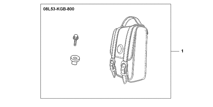 Leather backrest bag