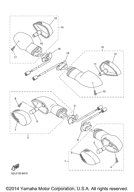 YZF-R1 Поворотники