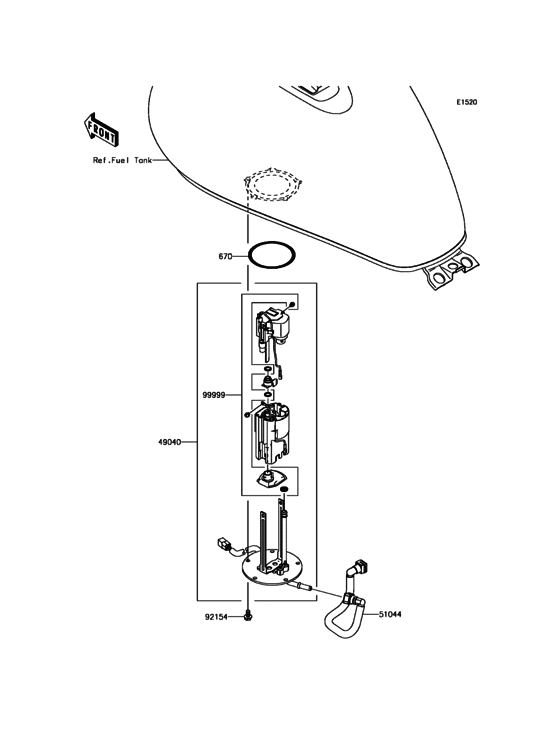 VN900 Топливный насос