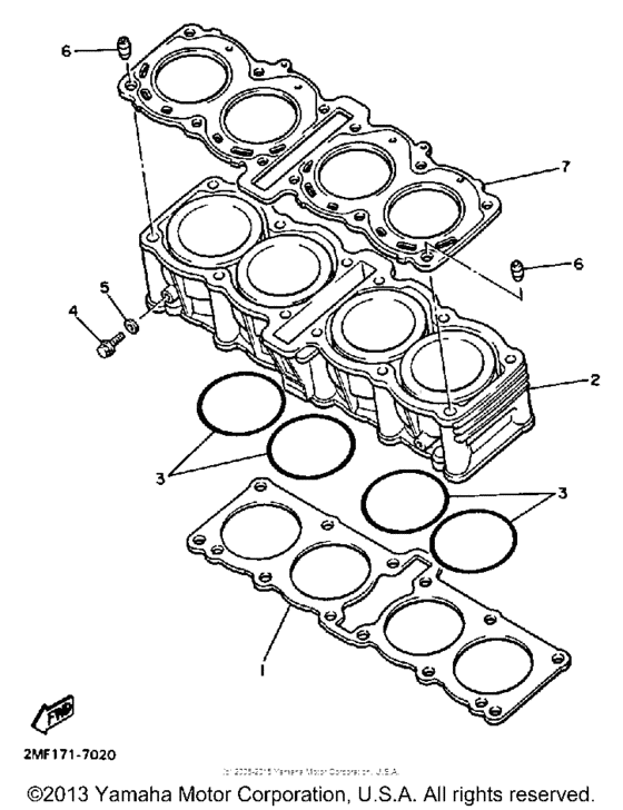 FZ700T Цилиндры