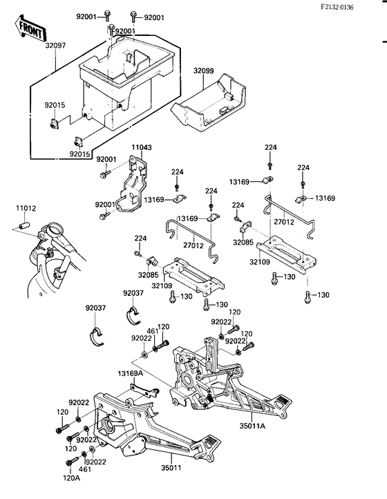 Battery case/electro bracket