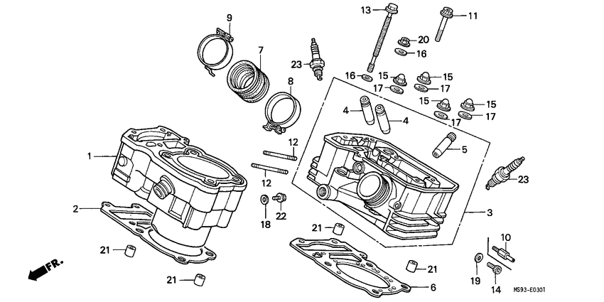 Cylinder/cylinder head