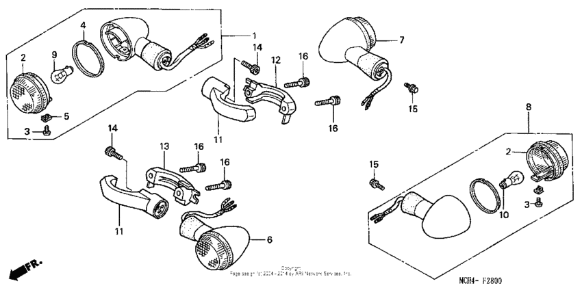 VTX1800C Turn signal (1)