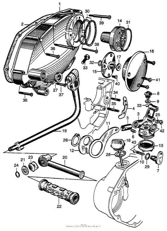 Oil pump + filter + right crankcase cover