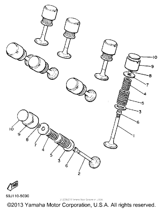 XVZ13DTC Клапана