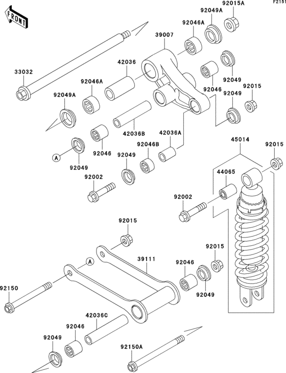 VN800 Подвеска  /  амортизатор