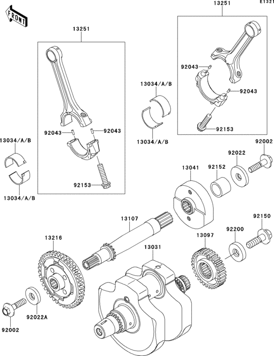 VN900 Коленвал