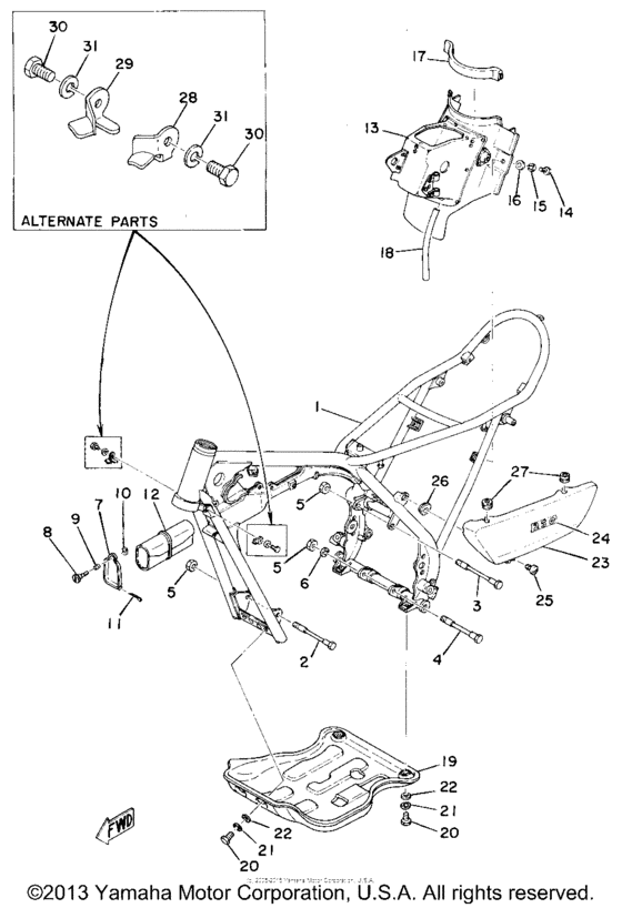 Frame - side cover