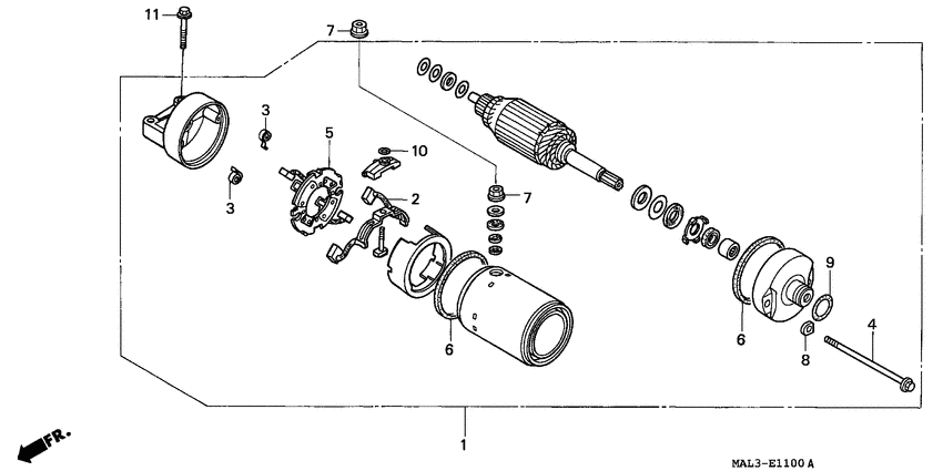  Стартерный мотор