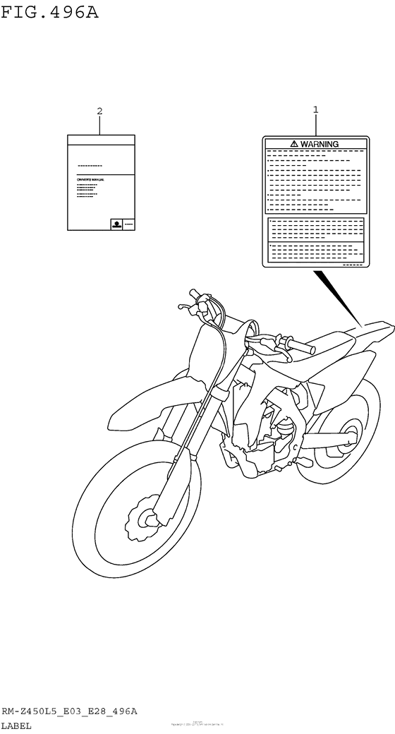Label (Rm-Z450L5 E03)