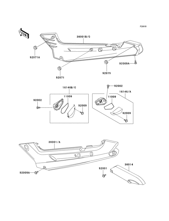 Side covers/chain cover(1/2)
