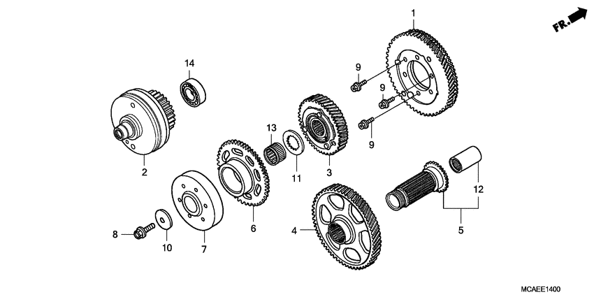 GL1800 (ABS) Первичный привод
