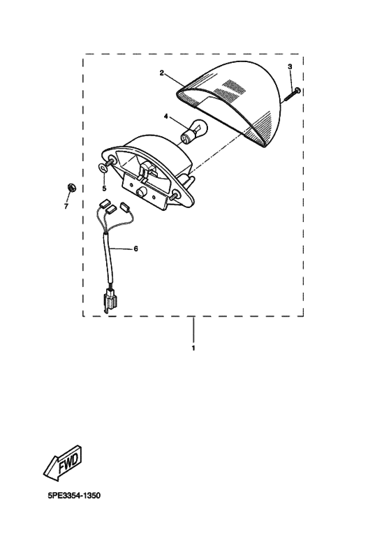 Taillight unit ass`y