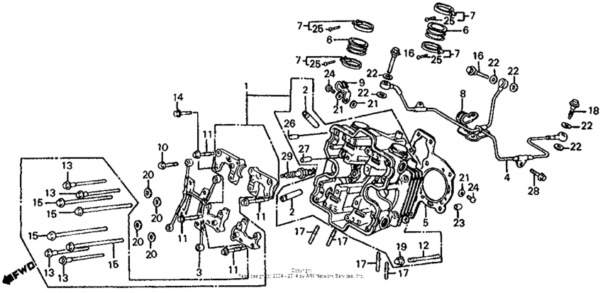 Front cylinder