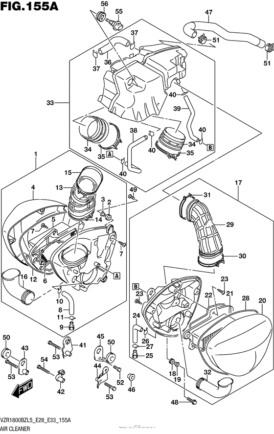 Air Cleaner (Vzr1800Bzl5 E28)