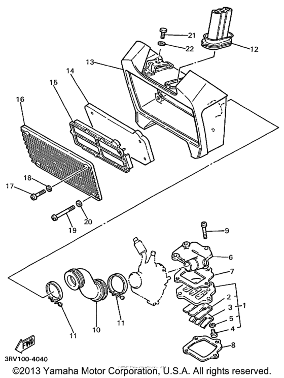PW80L1 Впускная система