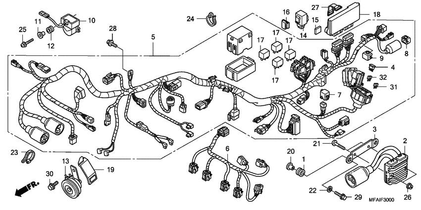 Harness wire