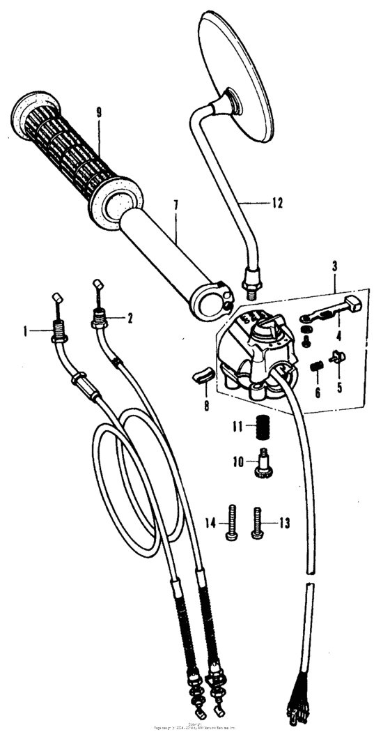 Right handle switch