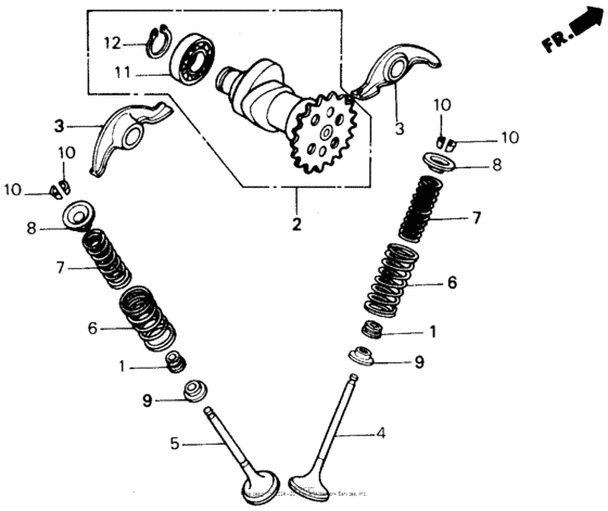 CH250 Распределительный вал