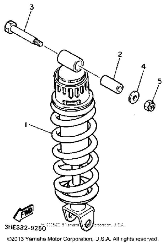 FZR600RB Амортизаторы задние