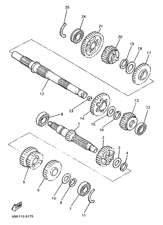 XVZ1300A Трансмиссия
