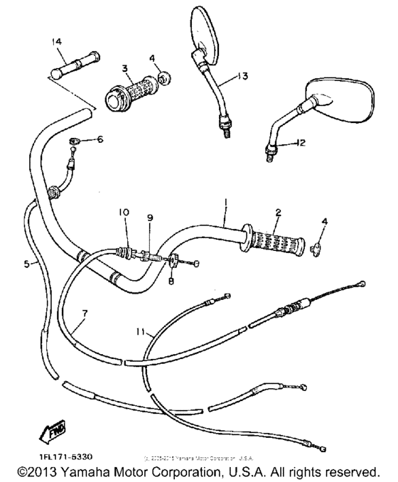 Handlebar-cable