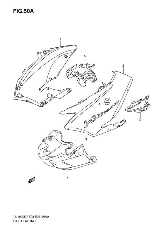 Side cowling