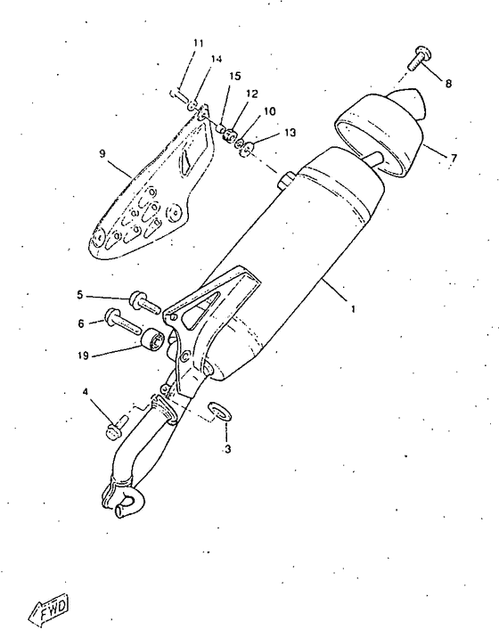 CW50RSX Выхлопная система